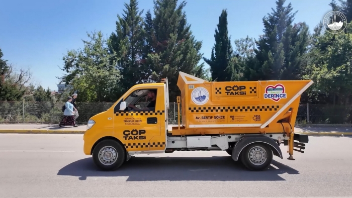 Derince’de Temizlikte Yeni Dönem:  Çöp Taksiler Hizmete Başladı